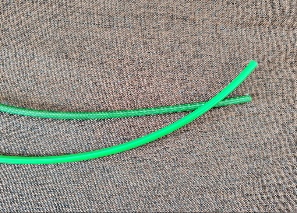 Green Braided Brake Lines for Performance Brake Systems